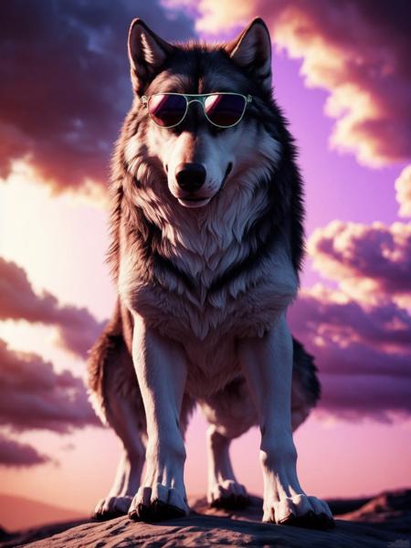 29269-3610905642-psychedelic wolf with sunglasses on a blue and pink cloud, feral, hyper detailed and intricate, photorealistic, beautiful lighti.png